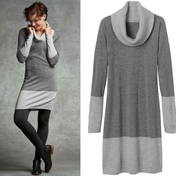 athleta cowl neck sweater dress